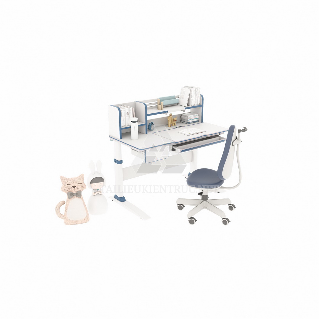 6. Tải miễn phí model bàn học sketchup