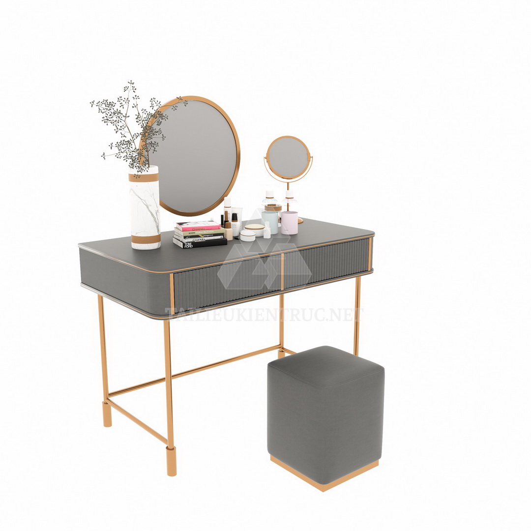 42. Tải miễn phí model sketchup bàn trang điểm