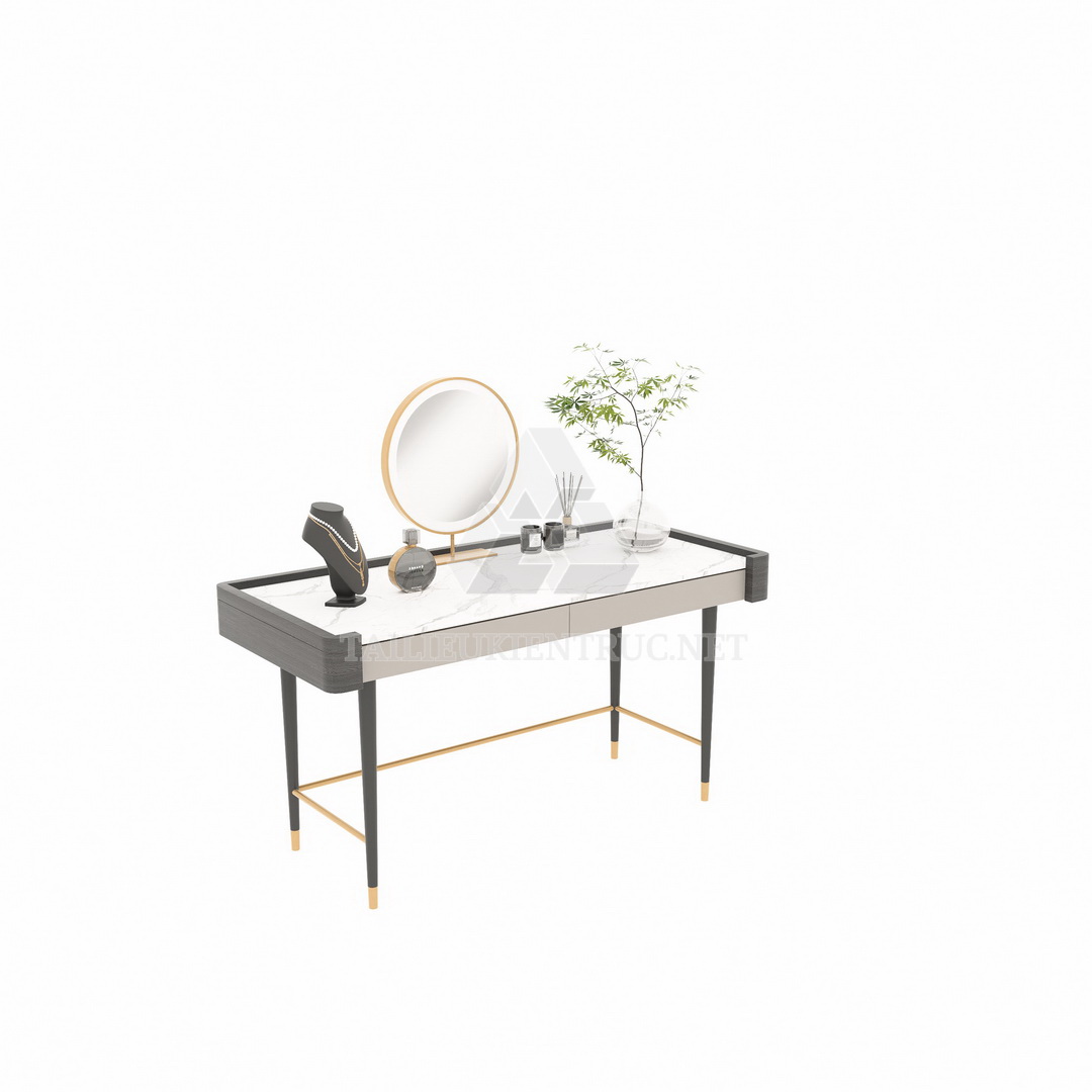 45. Model bàn trang điểm file sketchup