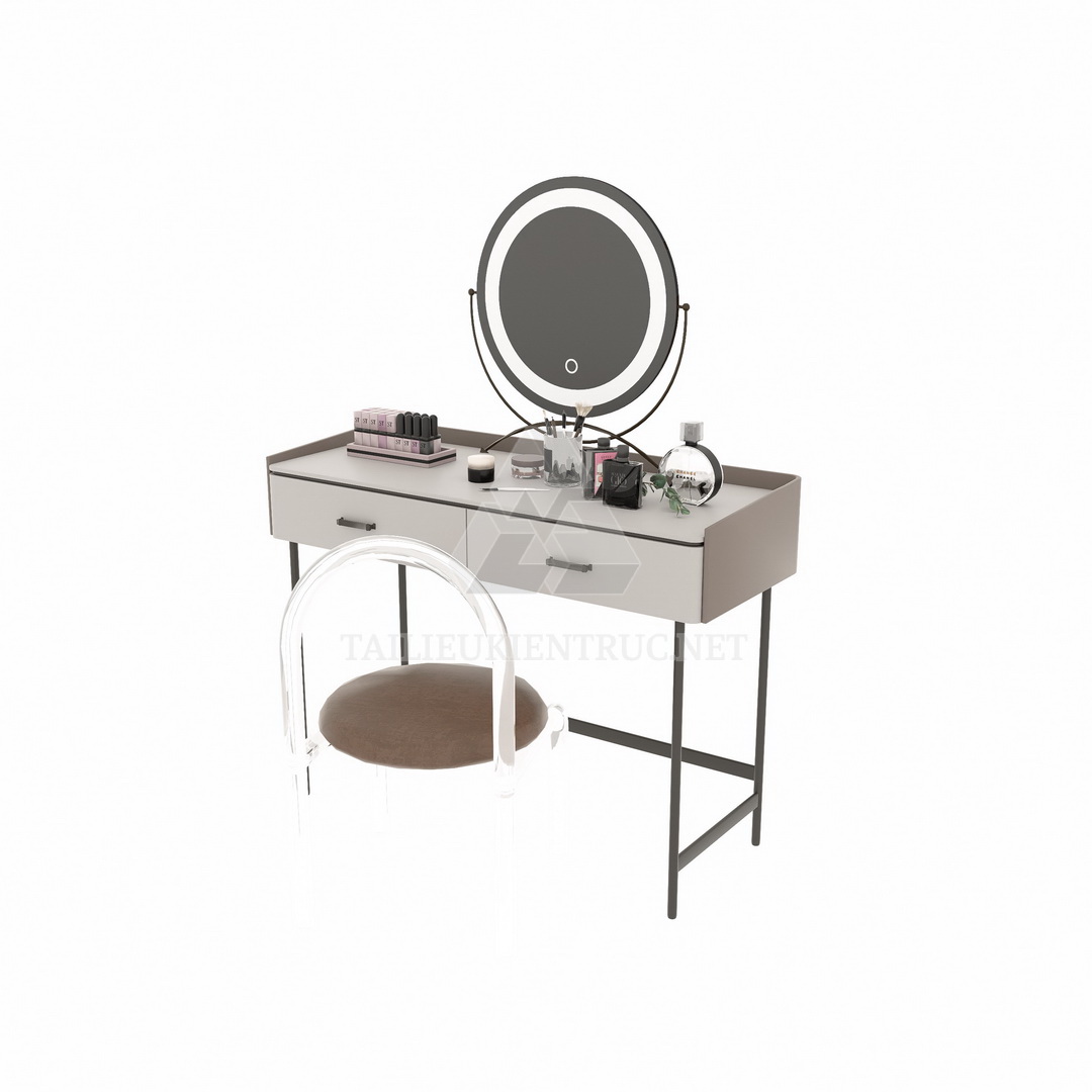 53. Model bàn trang điểm sketchup miễn phí tải về