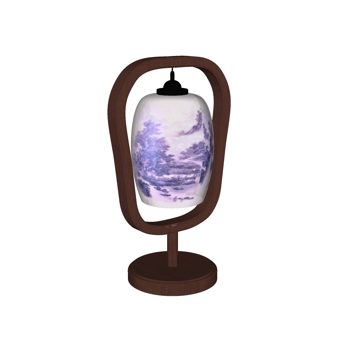 9. Model sketchup đèn bàn truyền thống miễn phí