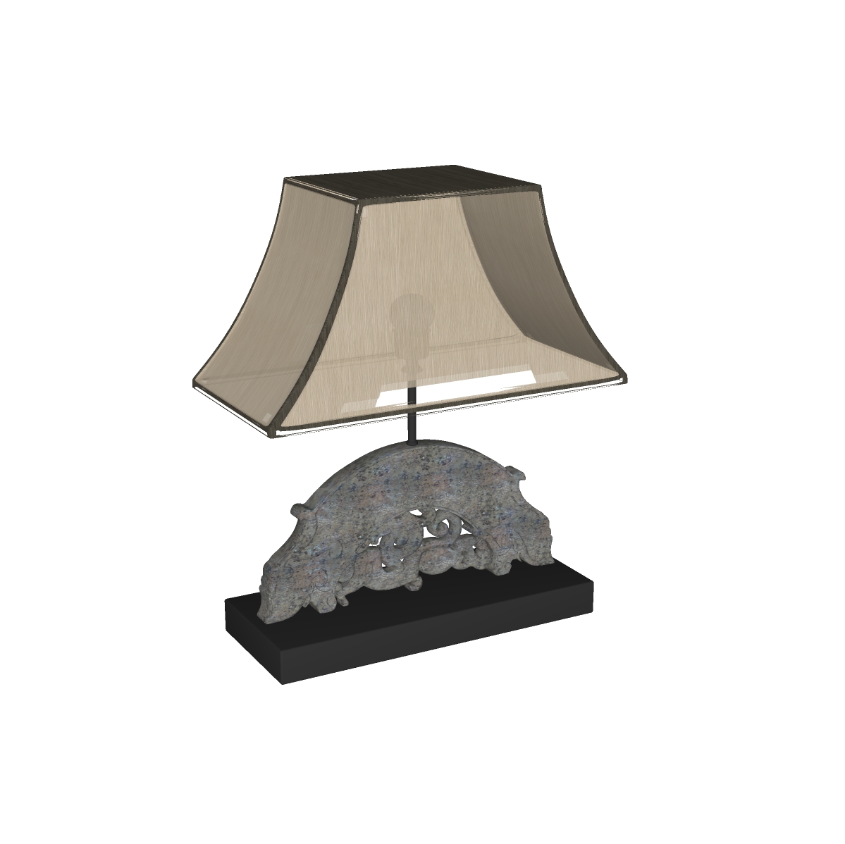 16. Tải miễn phí model đèn bàn sketchup