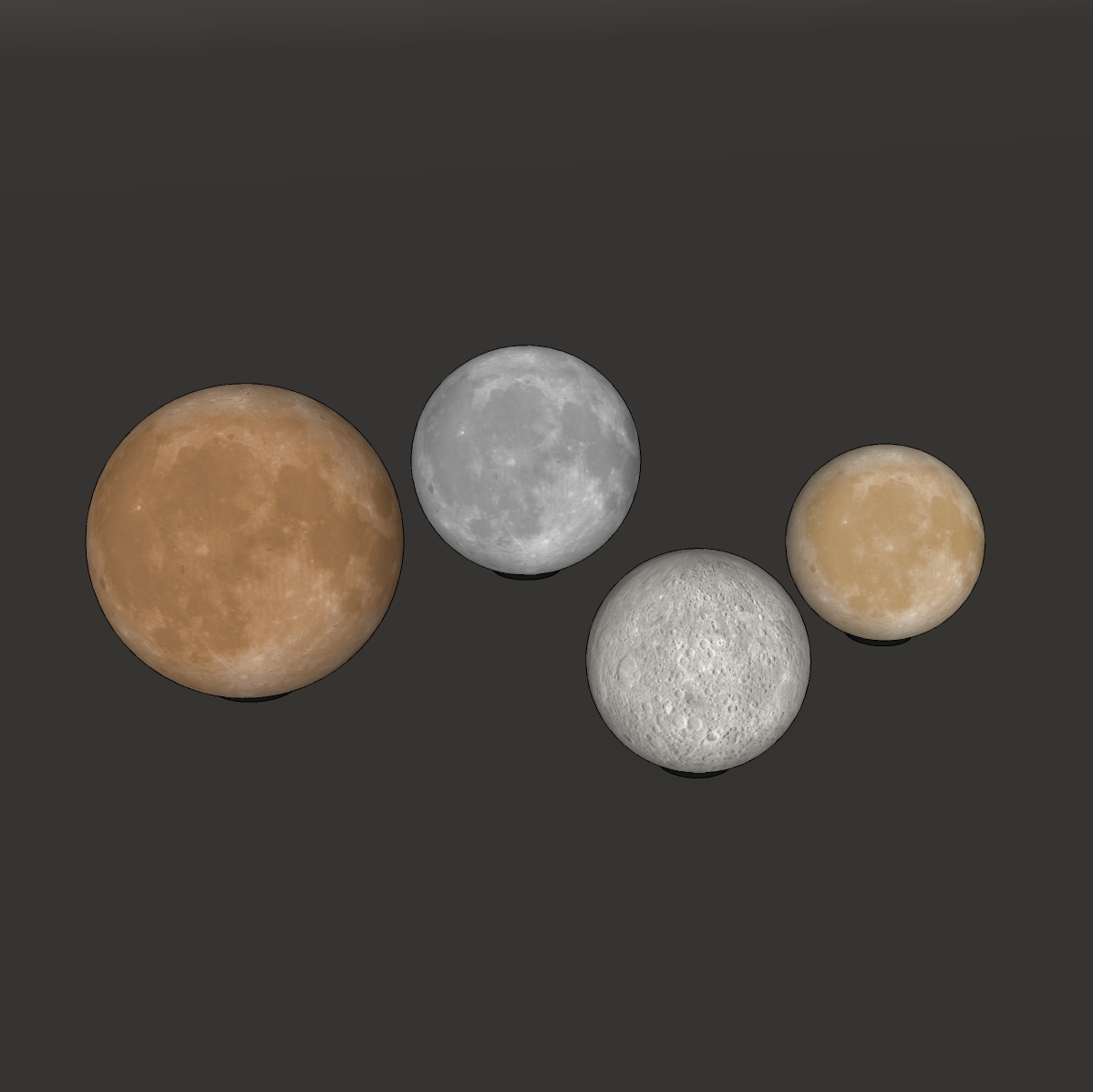 19. Đèn mặt trăng sketchup model miễn phí