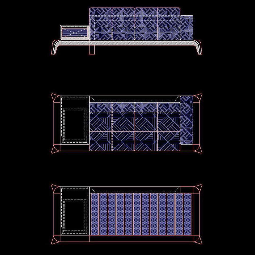 48. Bản vẽ chi tiết sofa gỗ tự nhiên miễn phí