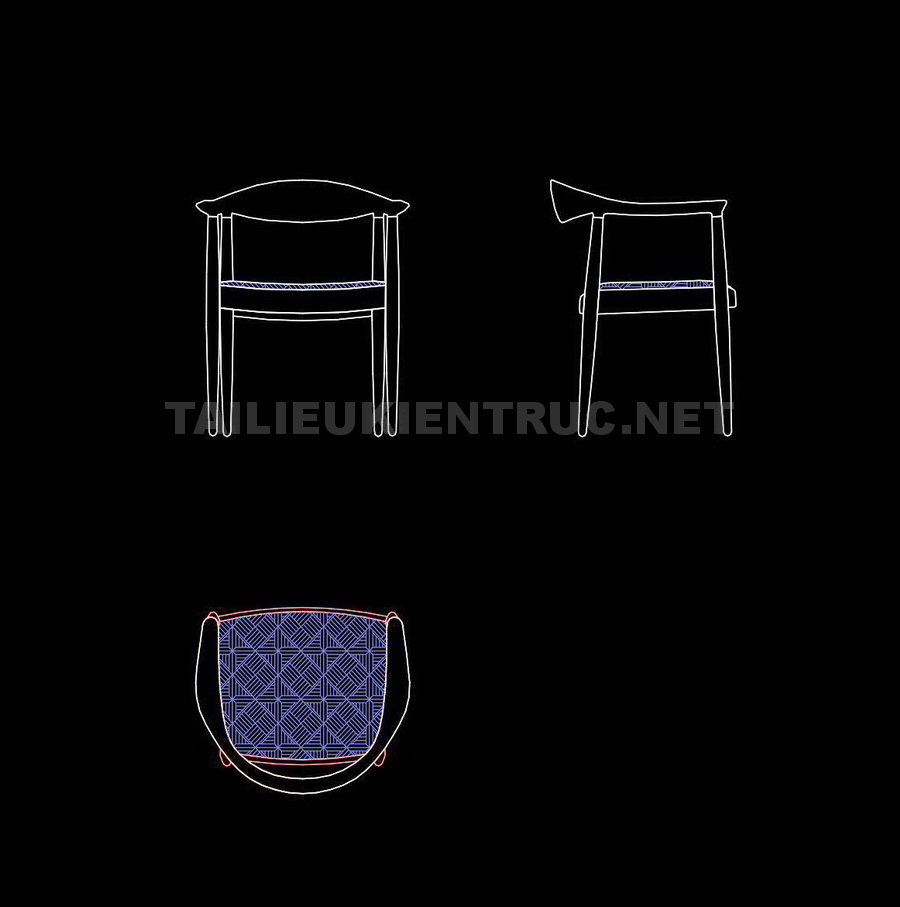 60. Bản vẽ chi tiết ghế ăn gỗ tự nhiên miễn phí tải về