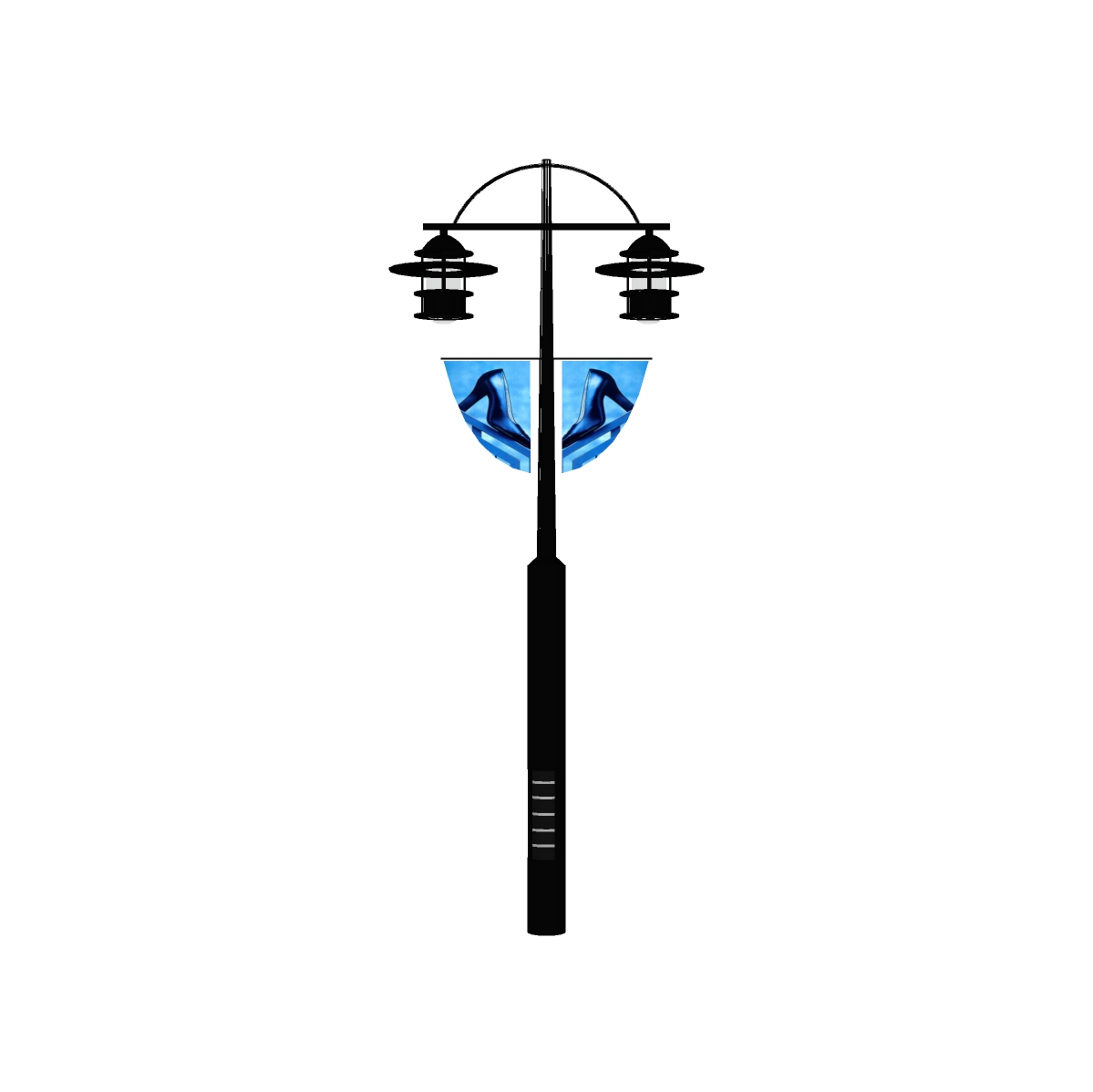 18. Tải miễn phí model sketchup đèn đường