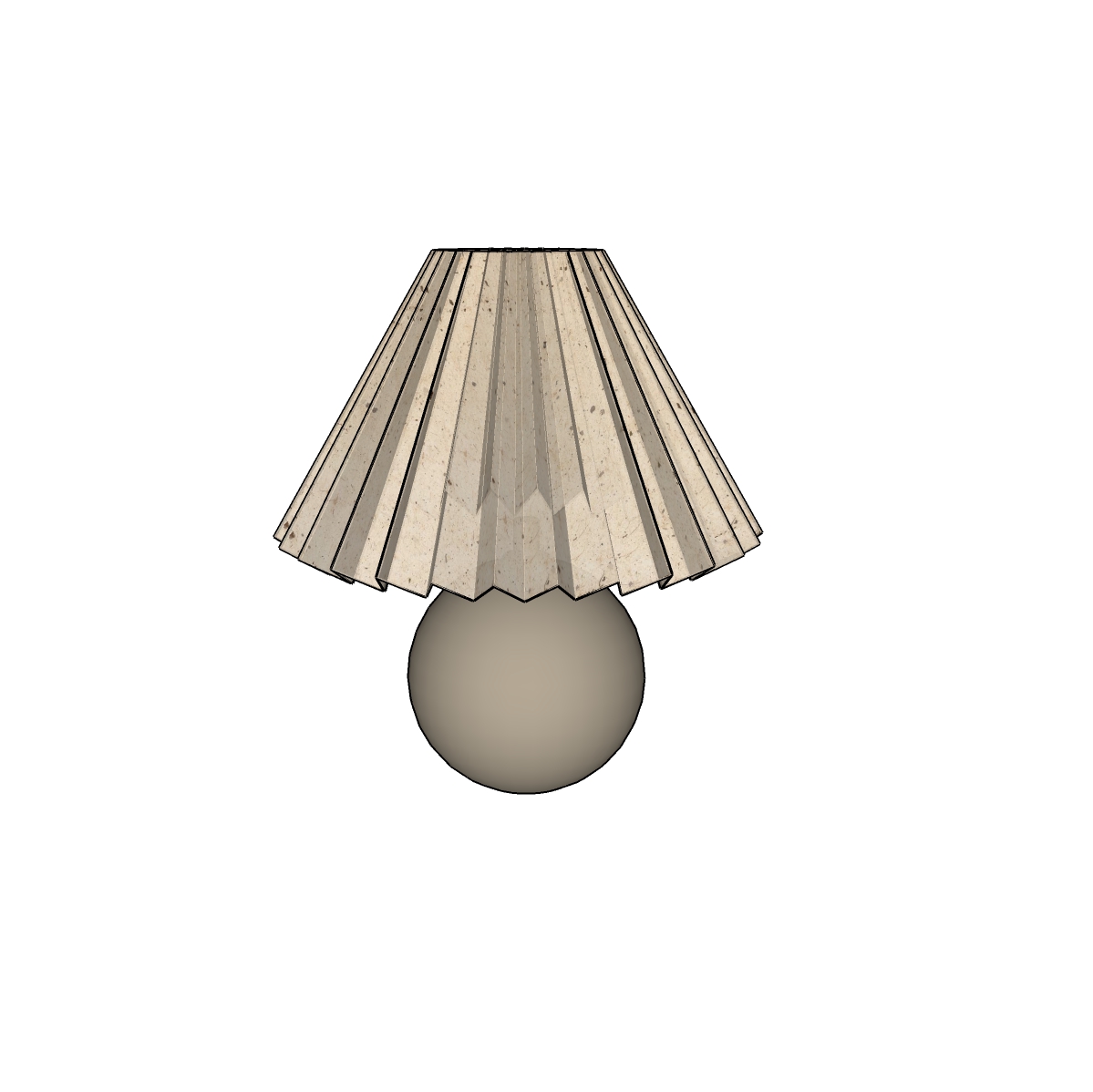 39. Tải miễn phí model đèn bàn file sketchup