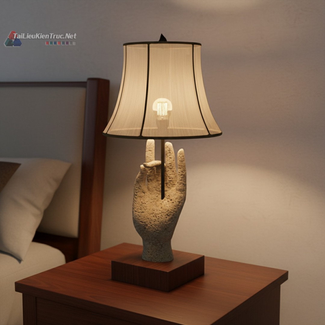 14. Miễn phí tải về model đèn bàn độc đáo