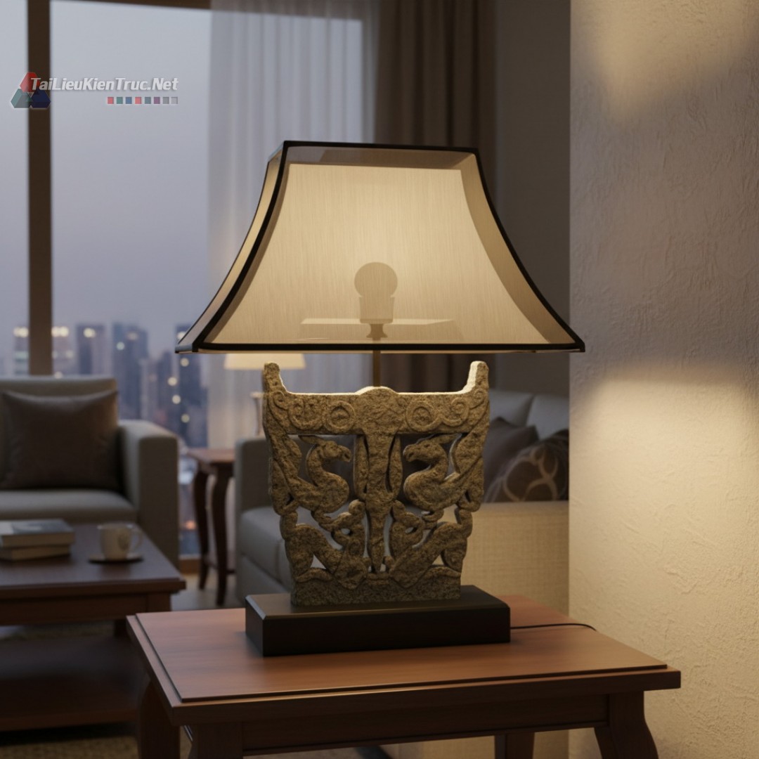 17. Đèn bàn sketchup model tải miễn phí