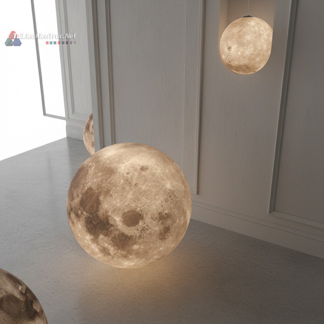 23. Tải miễn phí đèn mặt trăng sketchup model