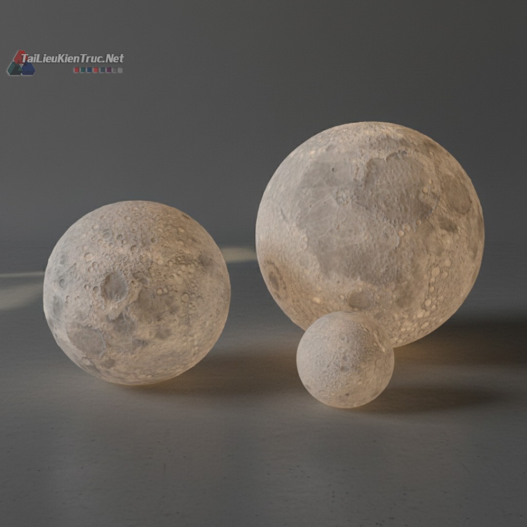 24. Đèn trăng trang trí tải miễn phí file sketchup