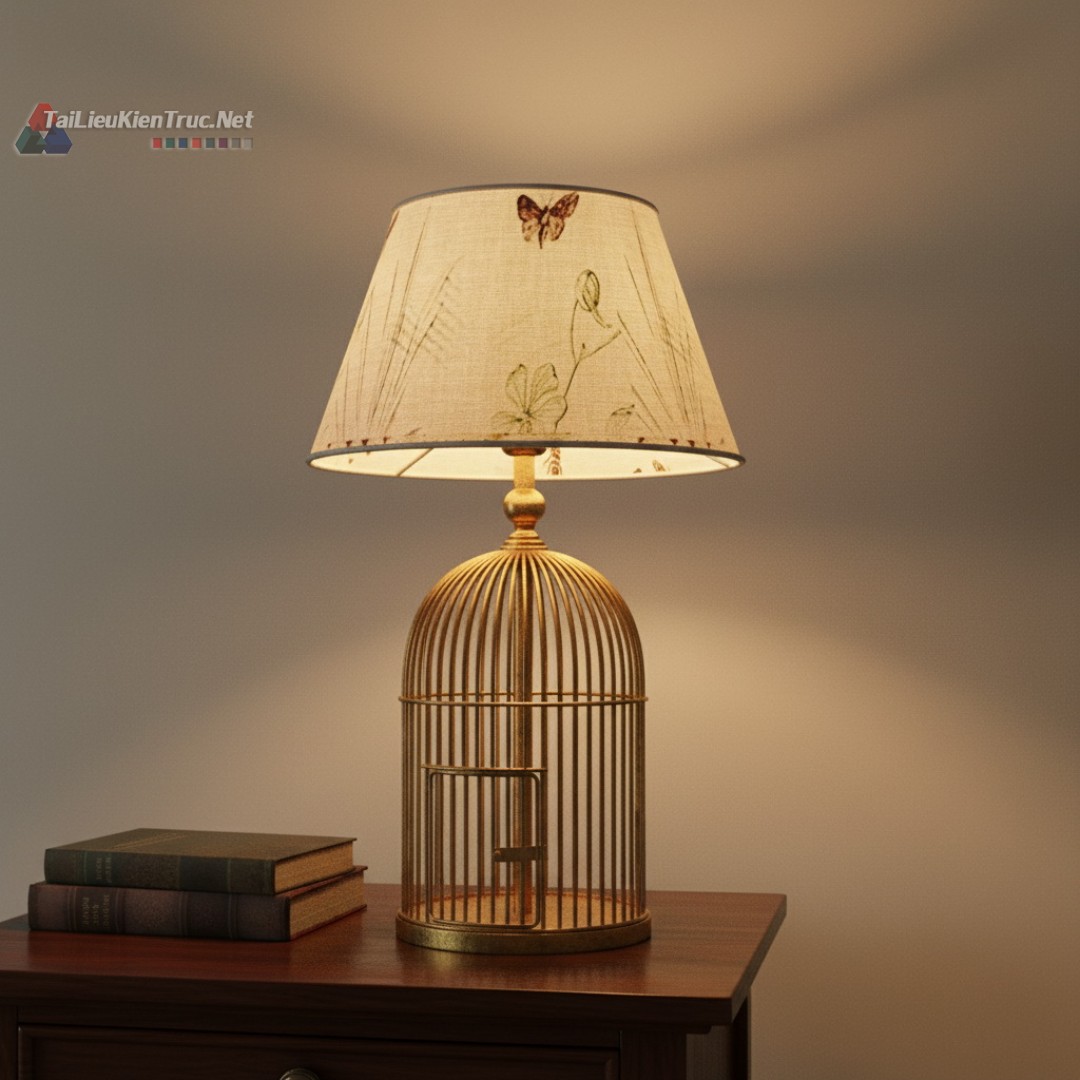 33. Model sketchup đèn bàn miễn phí