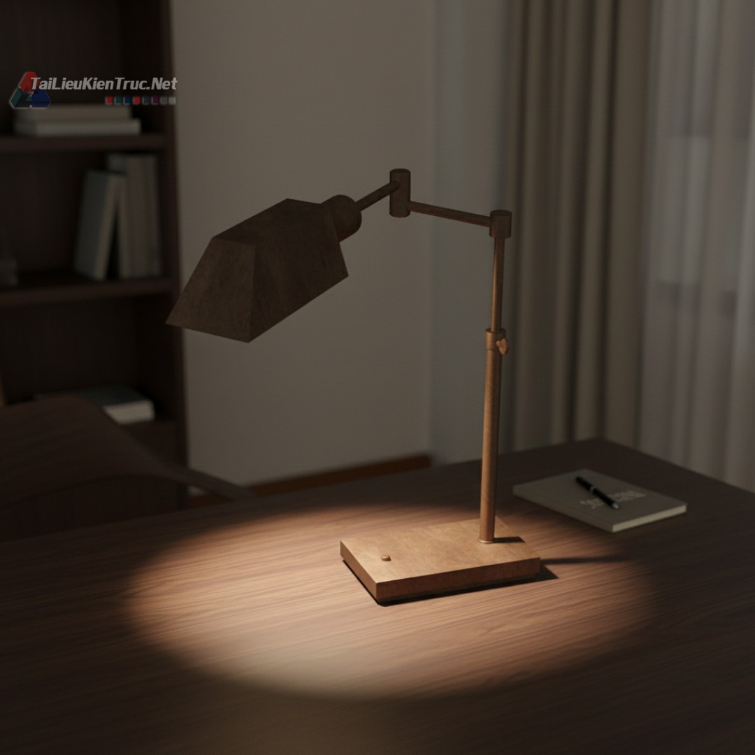 35. Đèn bàn sketchup tải miễn phí