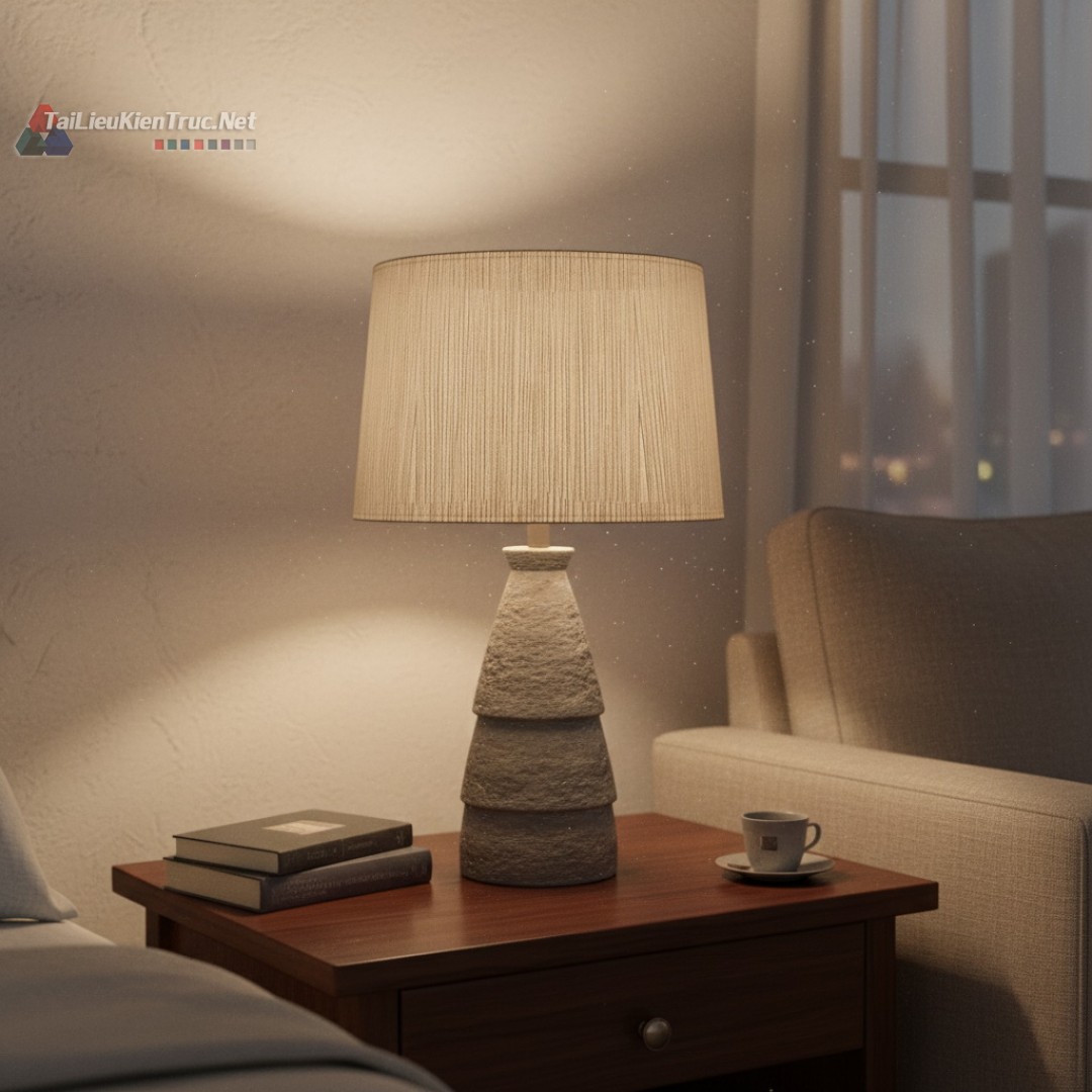 38. Model đèn bàn sketchup miễn phí