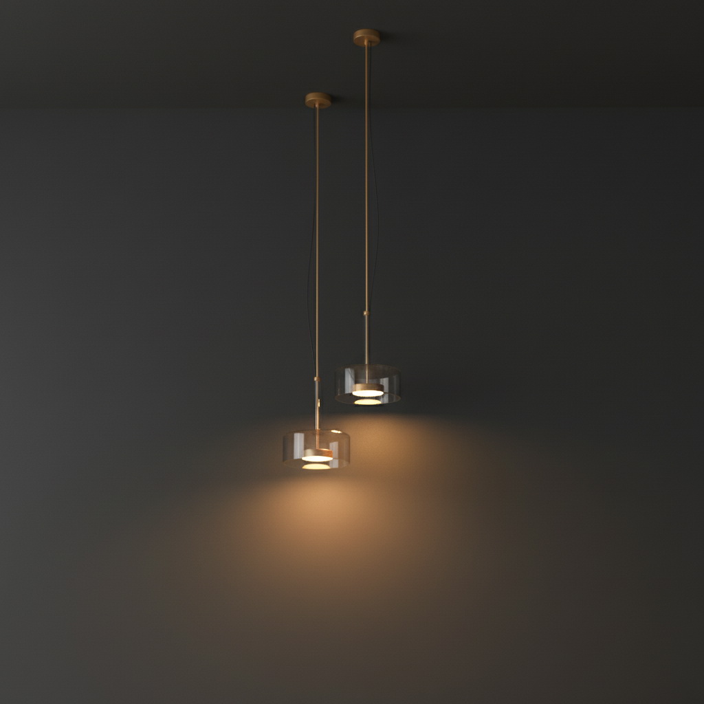 32. Đèn thả hiện đại sketchup