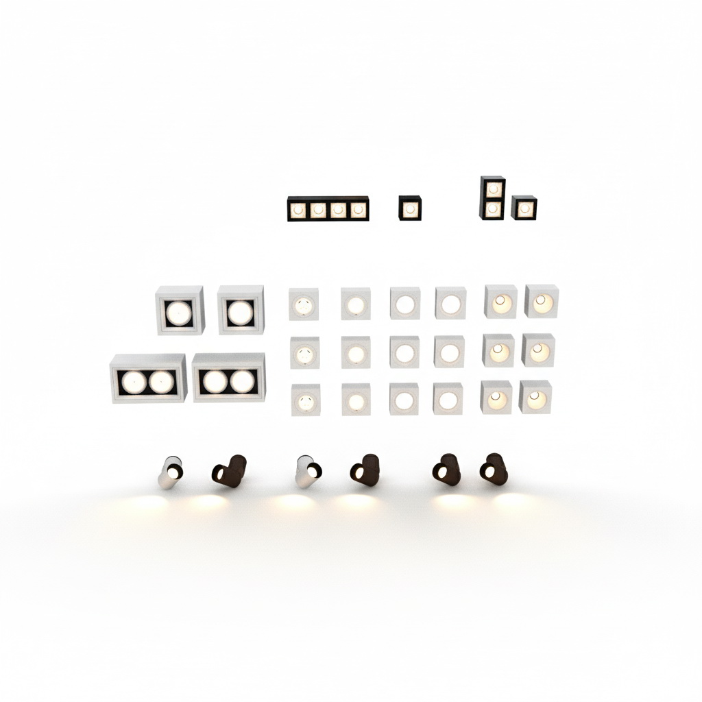 8. Tải miễn phí bộ đèn downlight sketchup