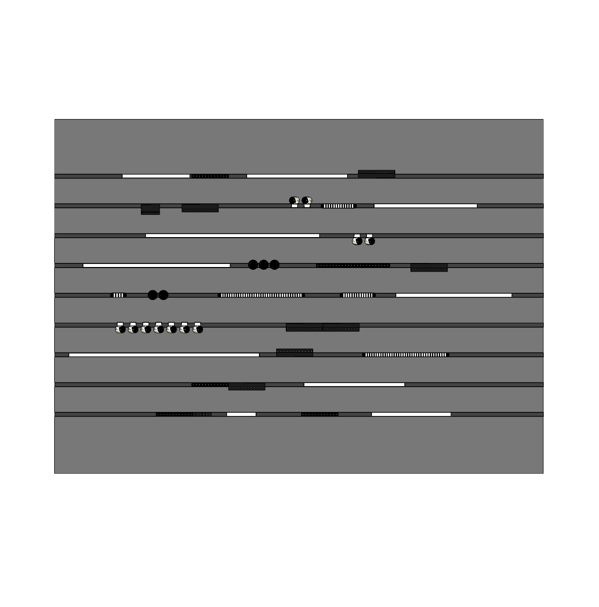 9. Tải miễn phí bộ đèn ray nam châm file sketchup