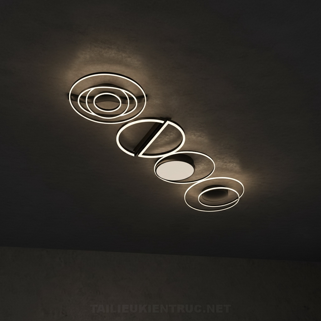 16. Đèn trần hiện đại sketchup model