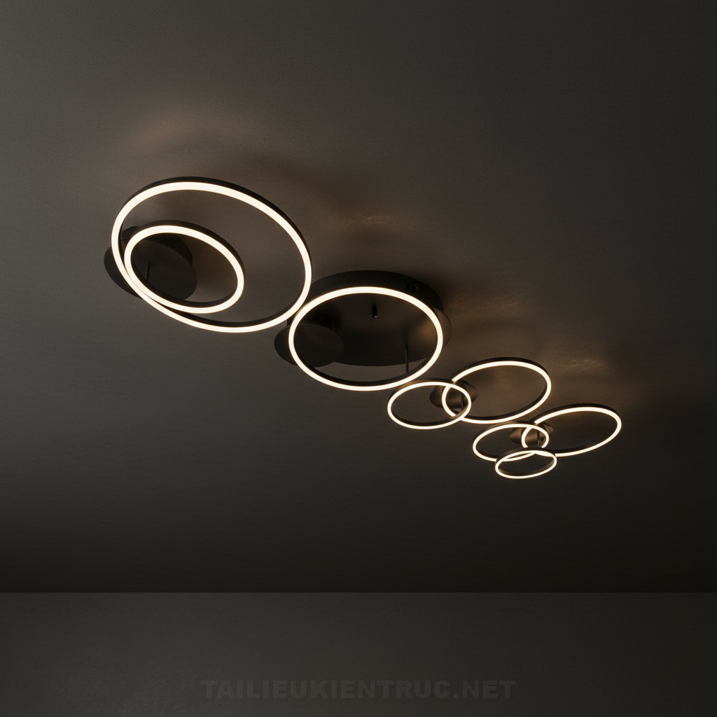 17. Model sketchup đèn trần hiện đại miễn phí