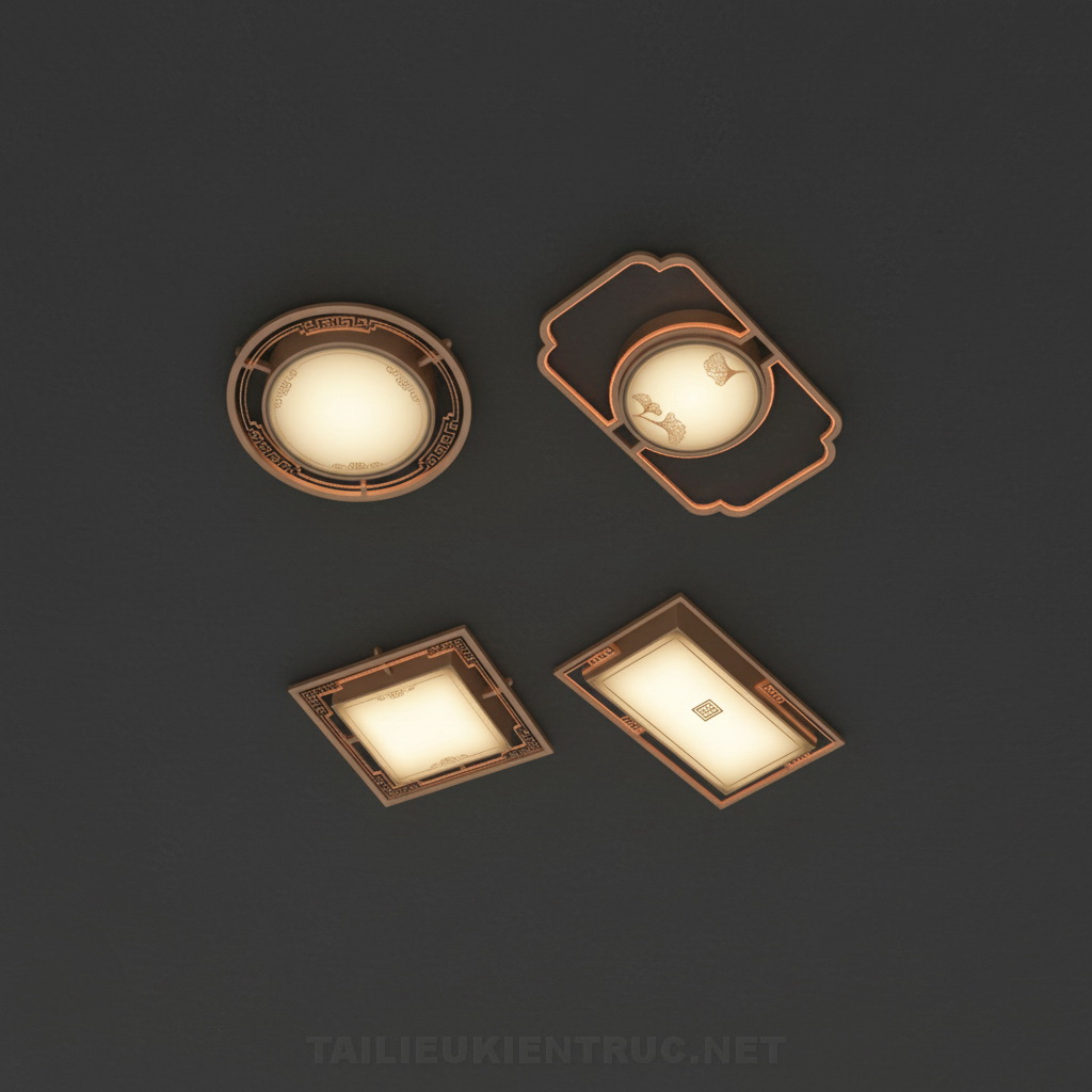 20. Model đèn ốp trần truyền thống