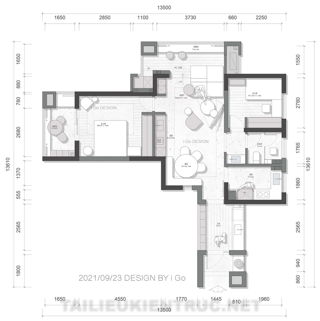 36. Mặt bằng căn hộ 83m2