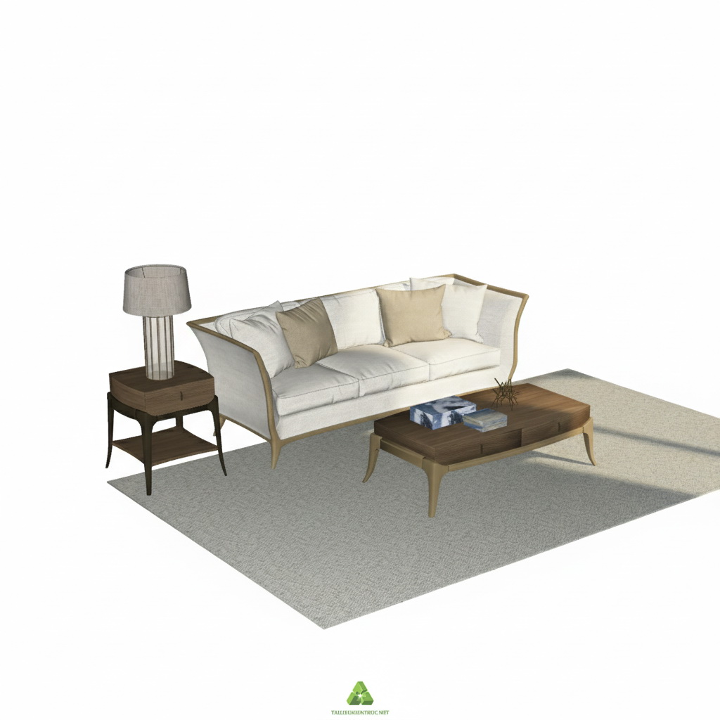 282. Sofa sketchup phong cách tân cổ miễn phí