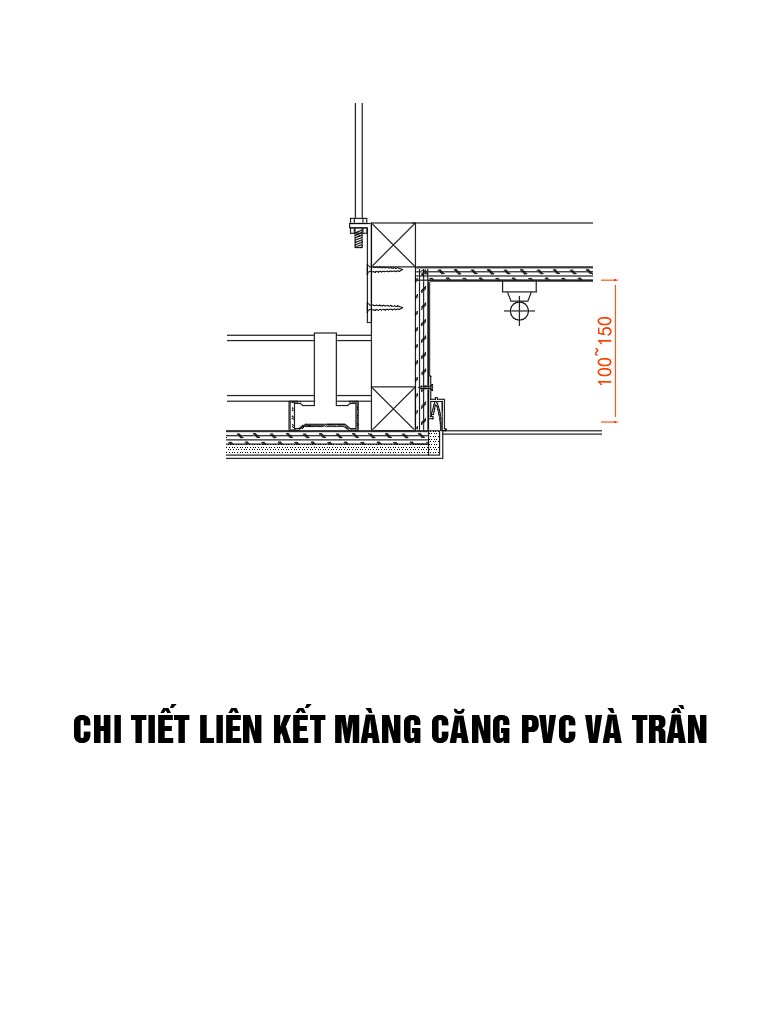 15. Chi tiết màng căng PVC và trần