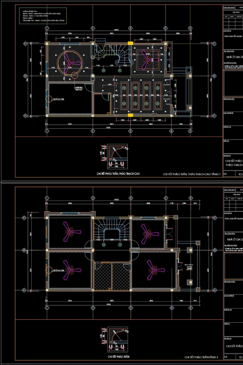 9. Bản vẽ chi tiết trần miễn phí