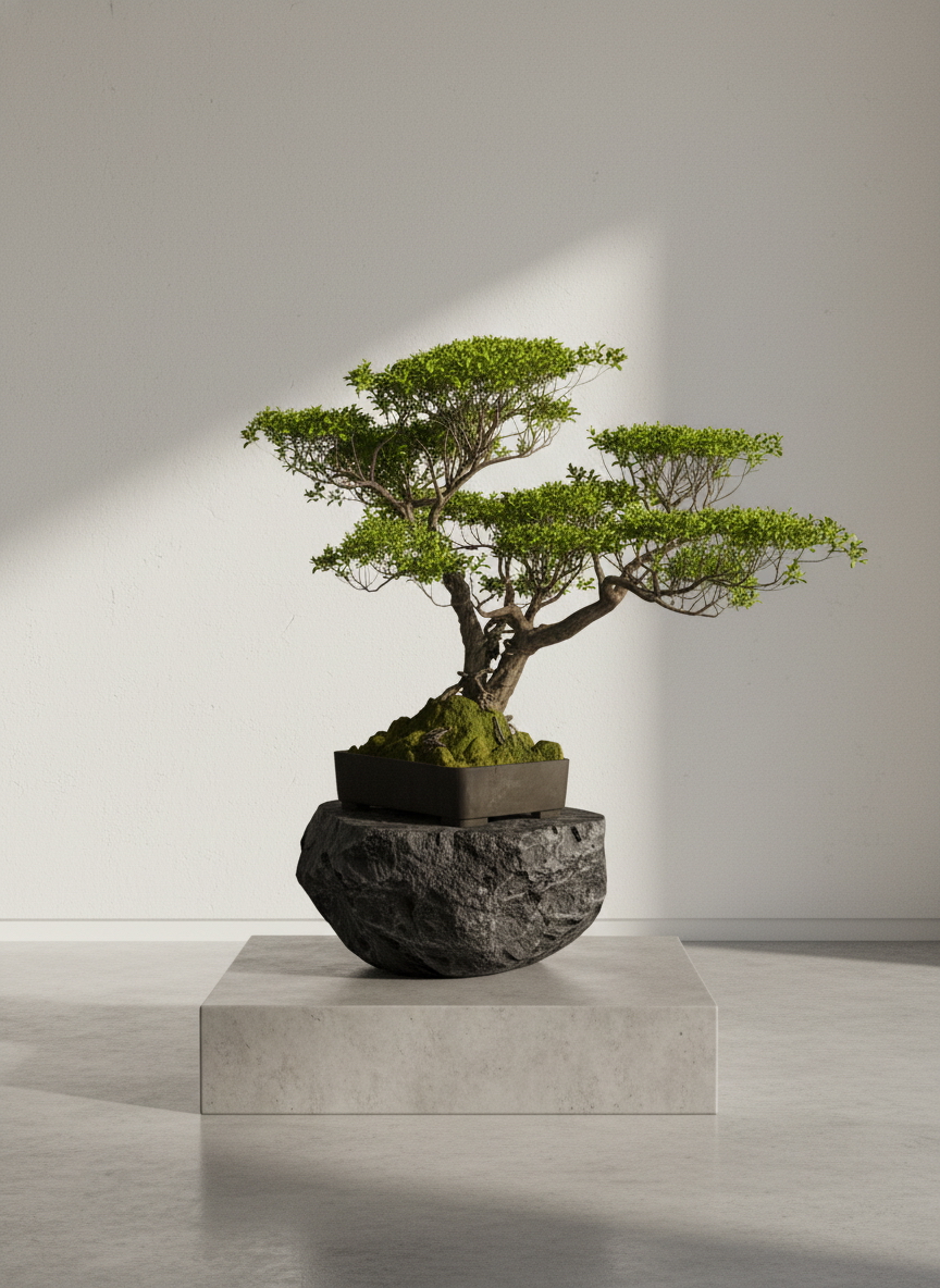 20. Chậu bonsai rockbase file sketchup miễn phí tải về
