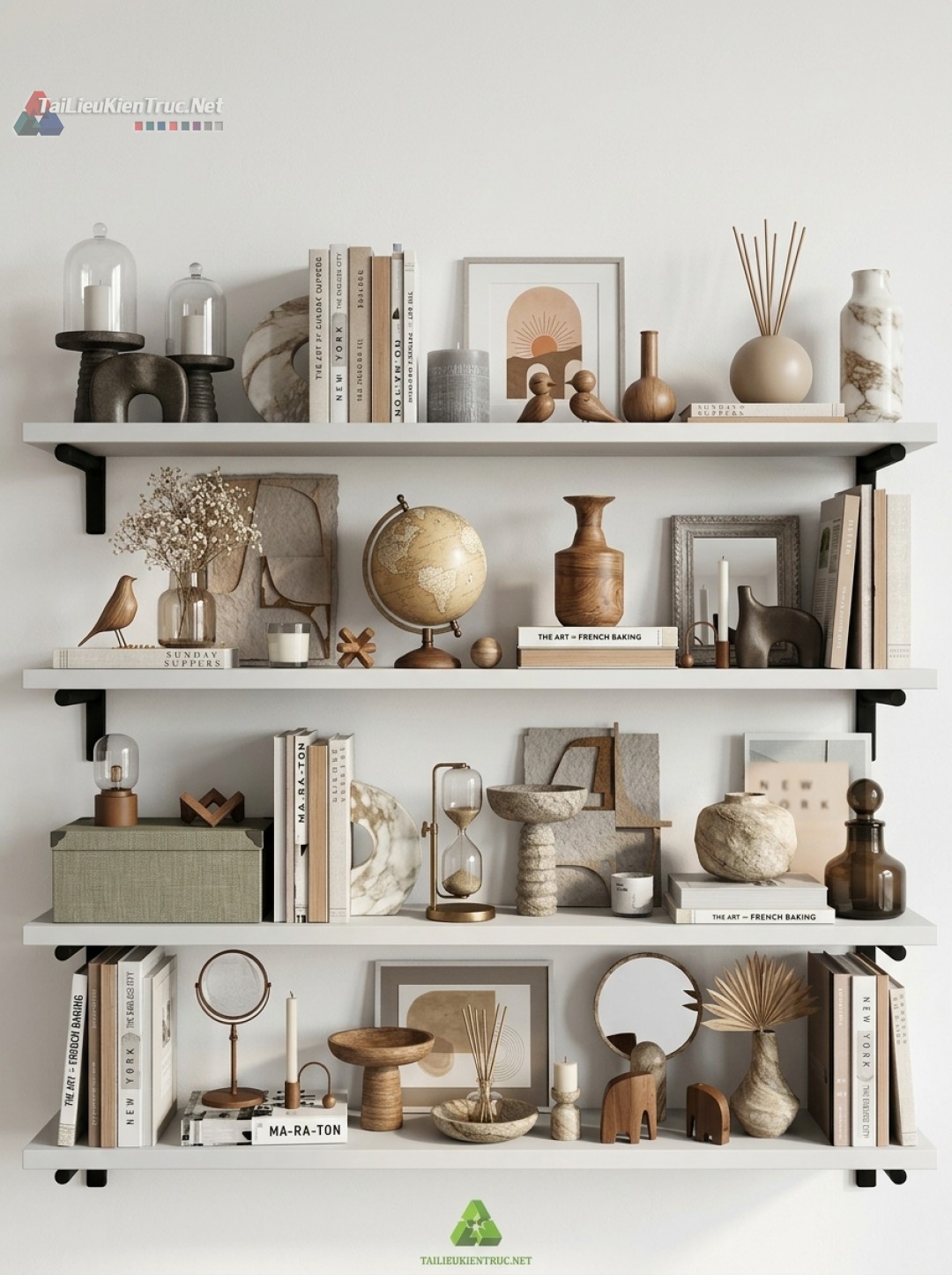 201. Model Sketchup kệ đồ decor tải miễn phí