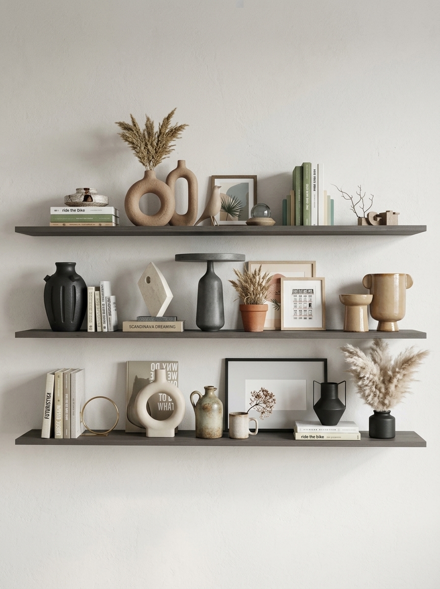 204. SKetchup model đồ decor trên kệ