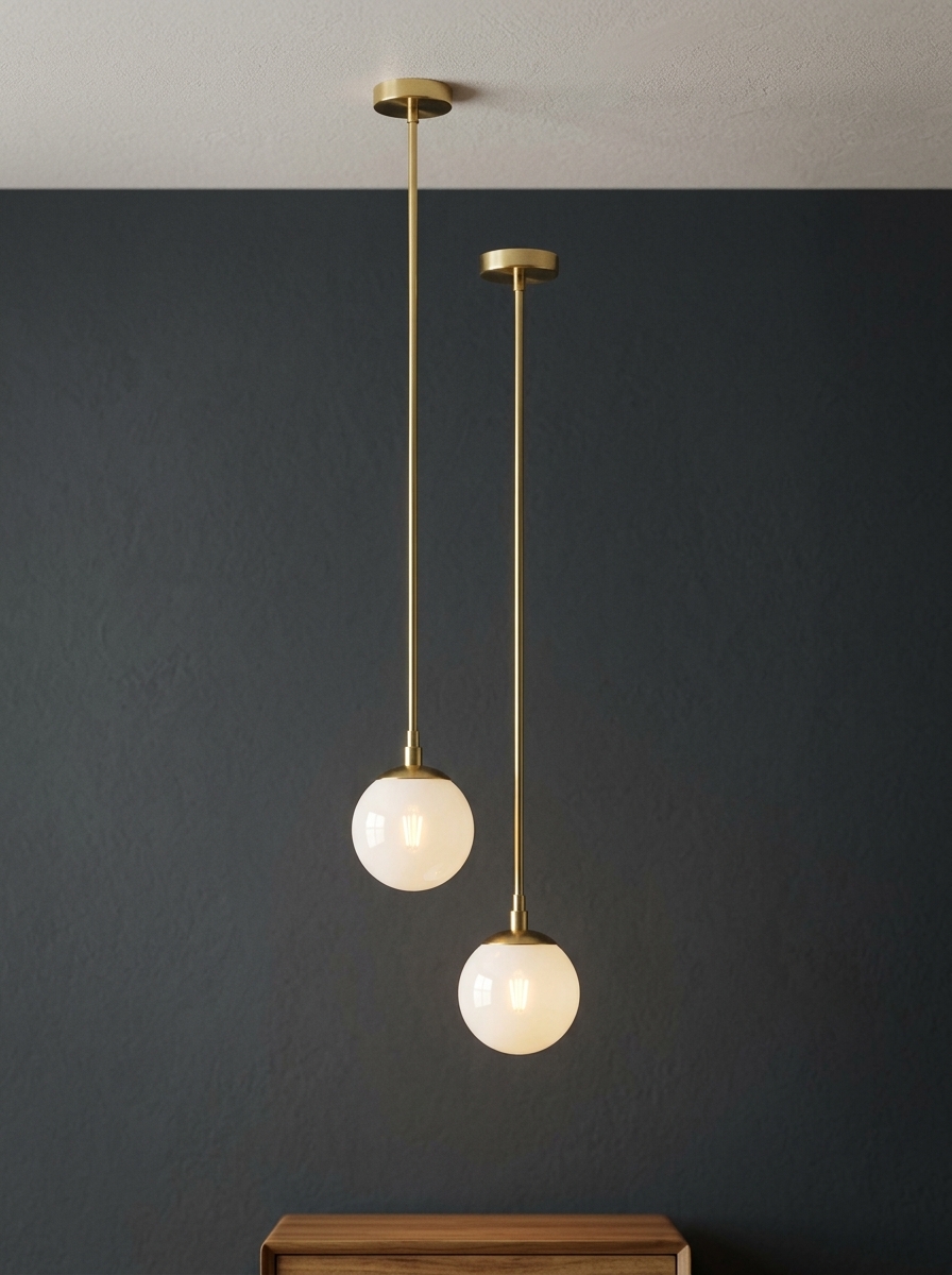 45. Sketchup model đèn thả hình cầu miễn phí