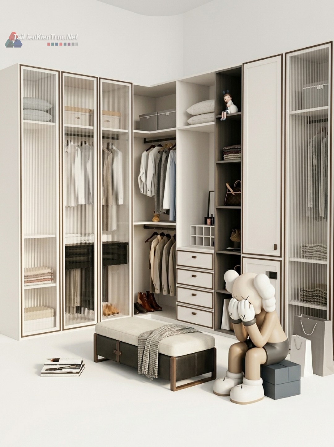 Thư viện tủ quần áo sketchup miễn phí 003