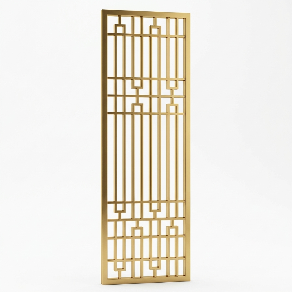 7. Model Sketchup vách nan hiện đại