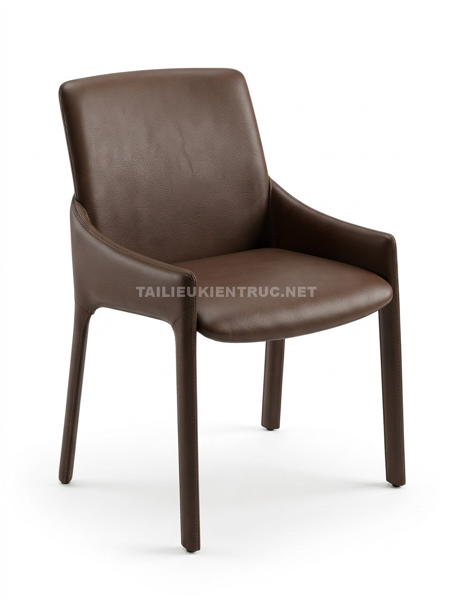 230. Model sketchup Ghế ăn bọc da cao cấp phong cách hiện đại