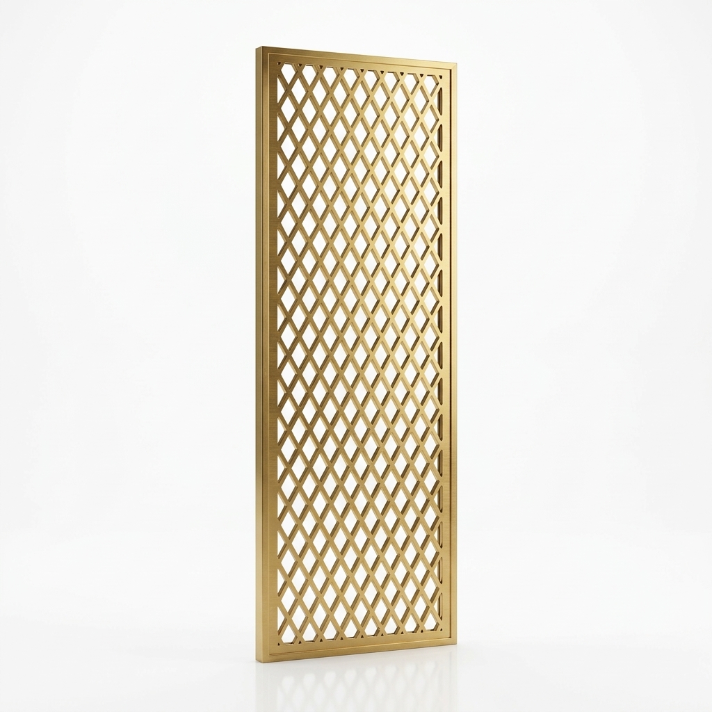 11. Model Sketchup vách cnc họa tiết mắt cáo