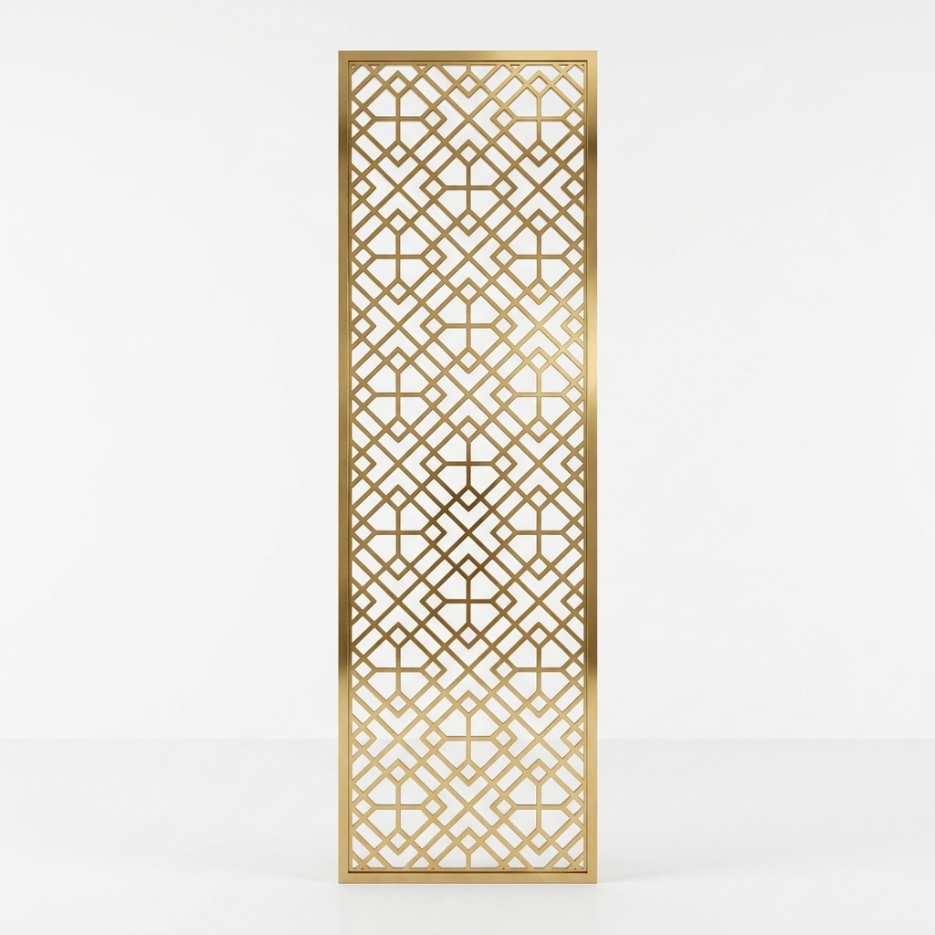 14. Model Sketchup vách cnc hiện đại