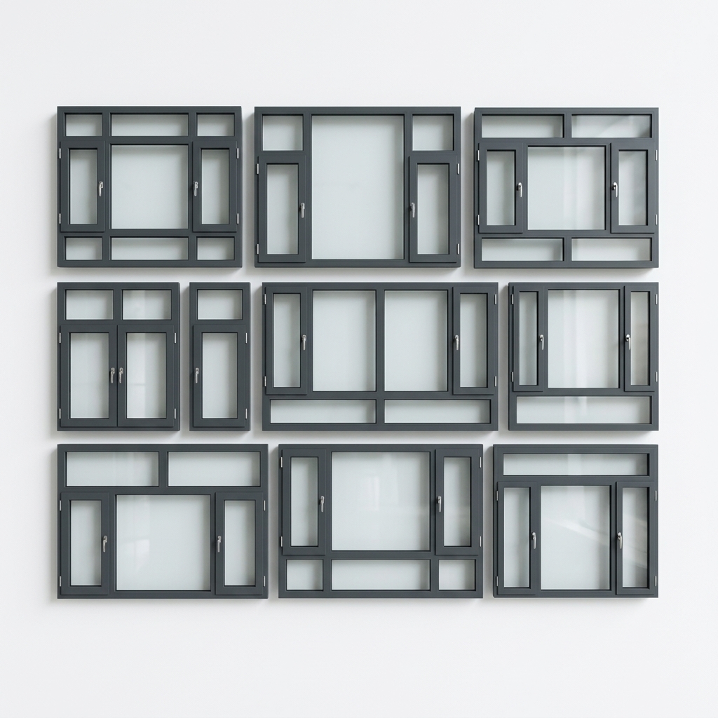 10. Tổng hợp model sketchup cửa sổ vách kính