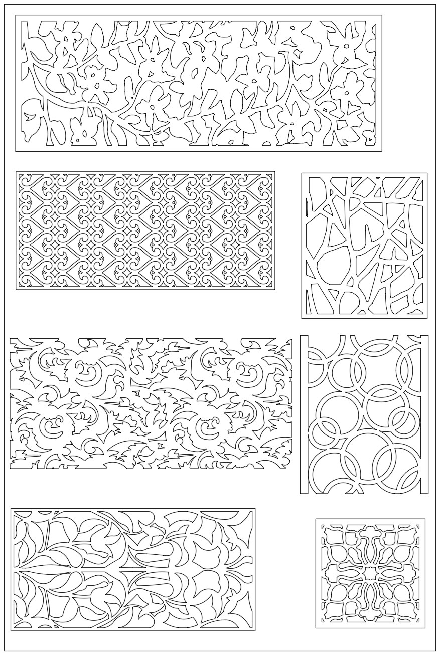 5. Thư viện autocad vách cnc