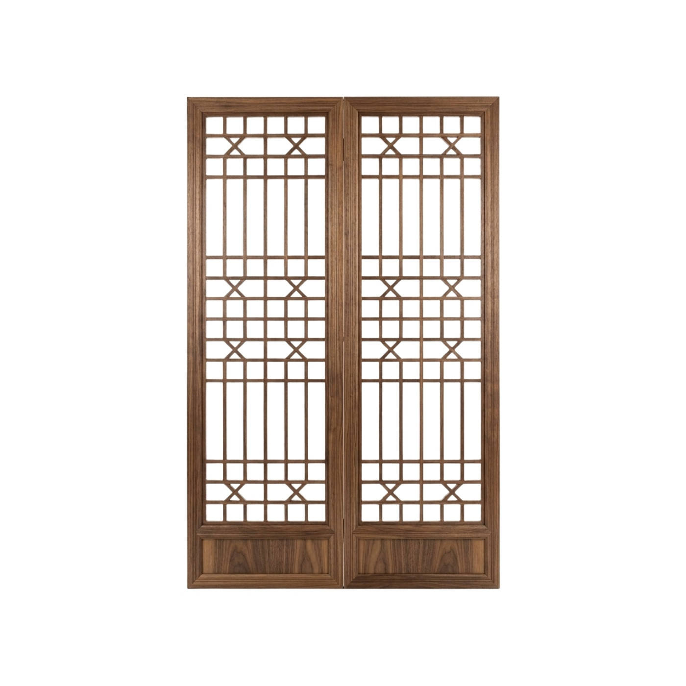 180. Free Download Model SketchUp Cửa Gỗ Hoa Văn Zen Nhật Bản Cao Cấp