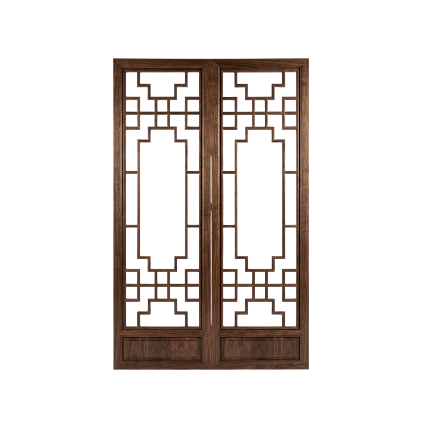 182. Tải File SketchUp Vách Ngăn Gỗ Trang Trí Giao Thoa Truyền Thống