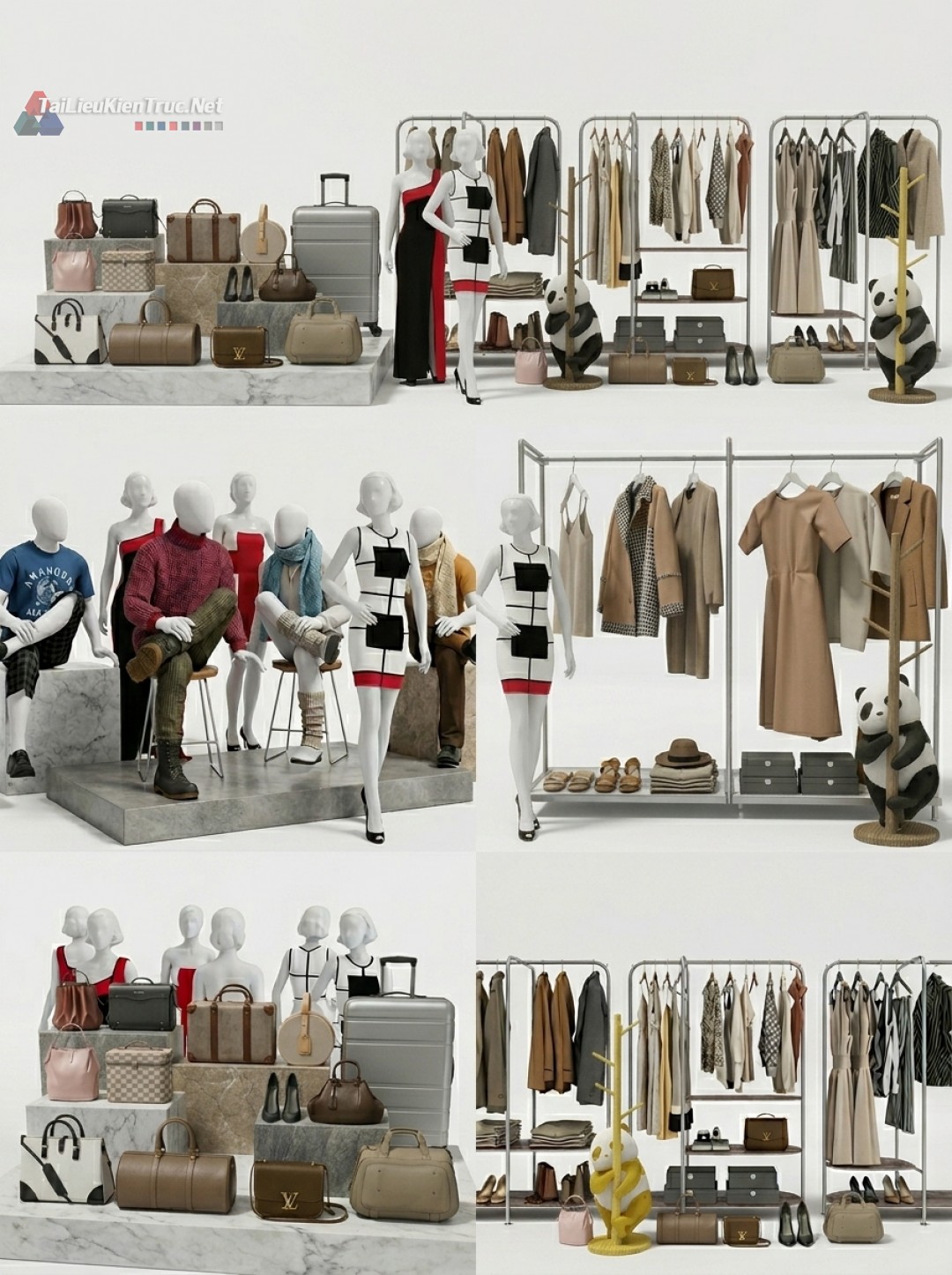 Thư viện SketchUp thời trang P2