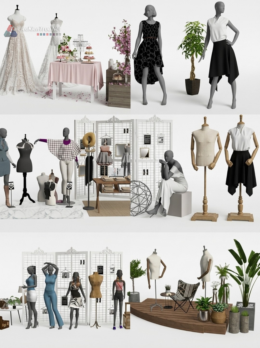 Thư viện SketchUp thời trang P4