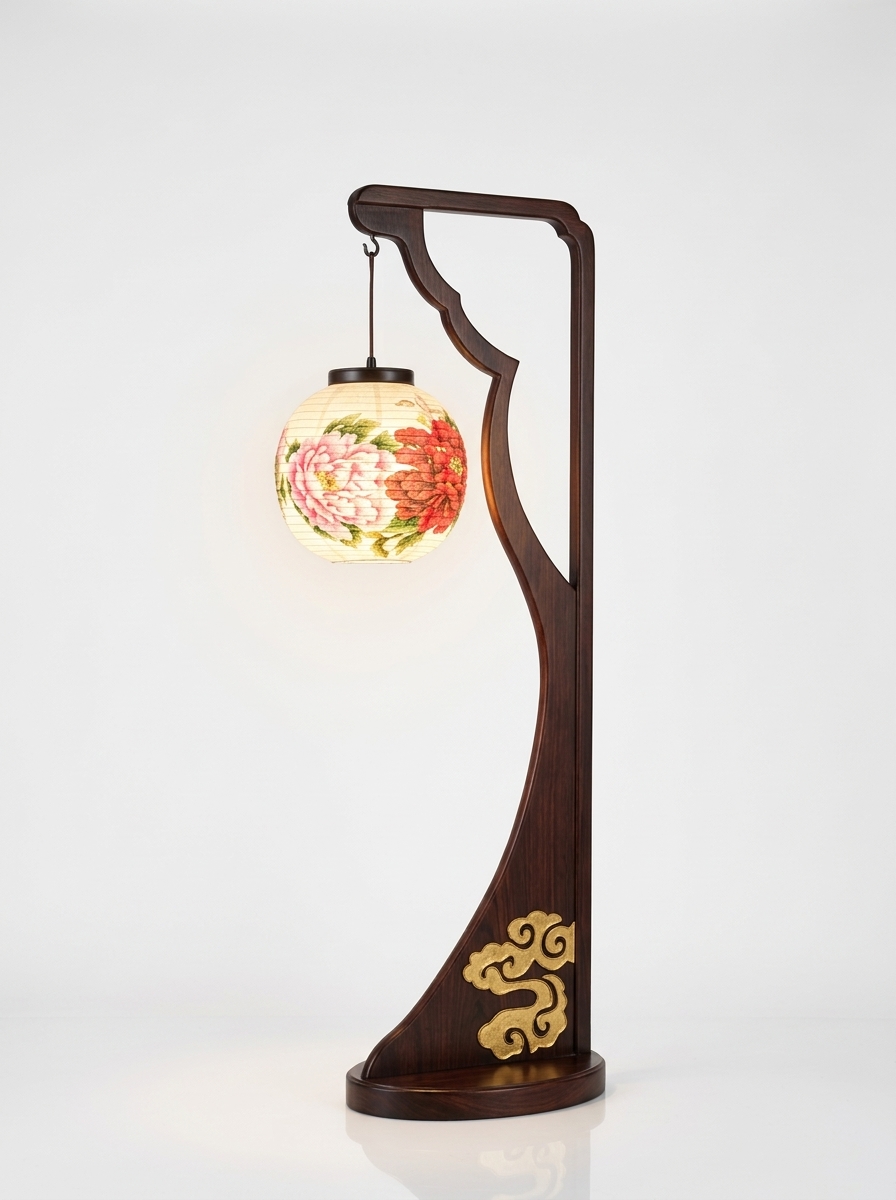 4. File Sketchup Đèn Cây Nghệ Thuật Đường Cong Gỗ Tự Nhiên