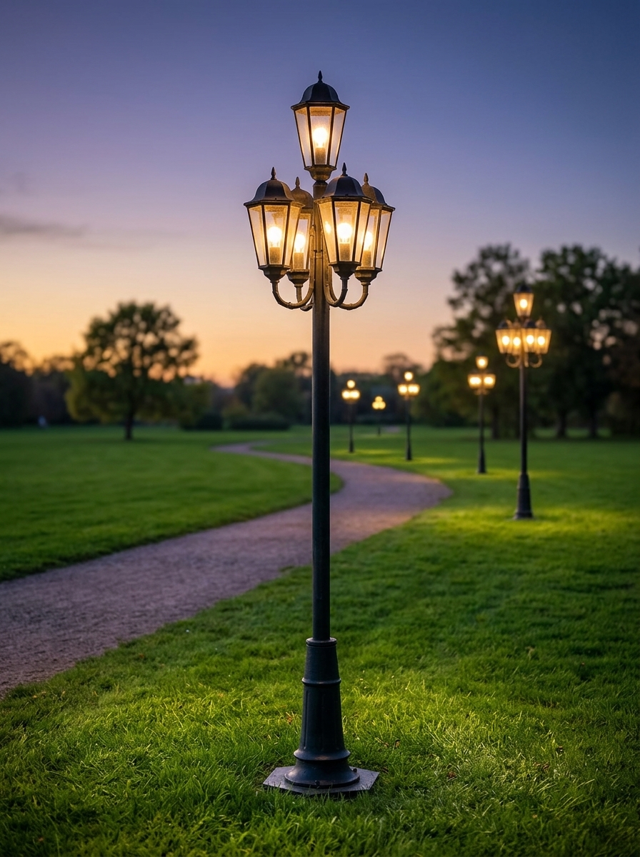 21. Model sketchup đèn sân vườn miễn phí