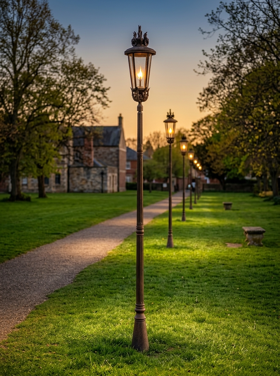 28. Model sketchup đèn đường