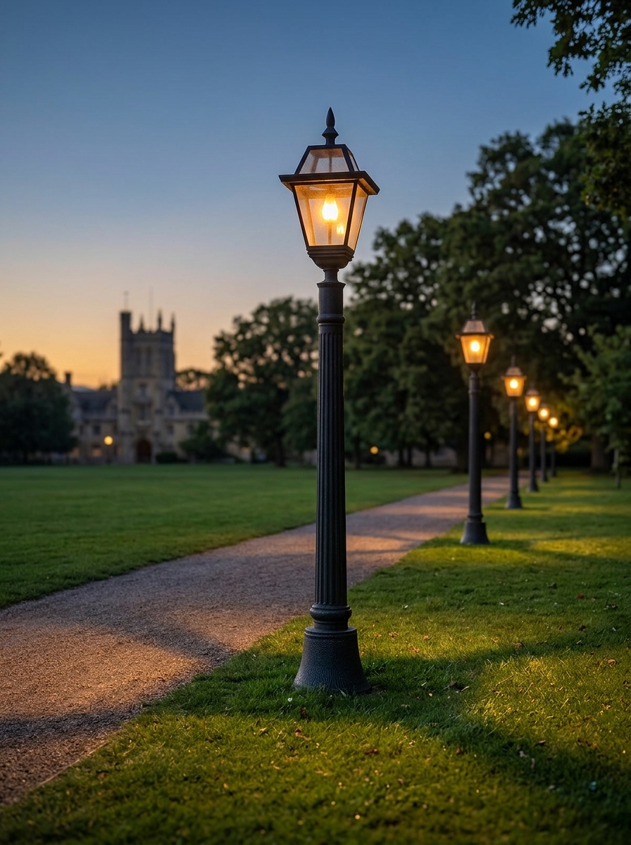 30. Model sketchup đèn sân vườn công viên