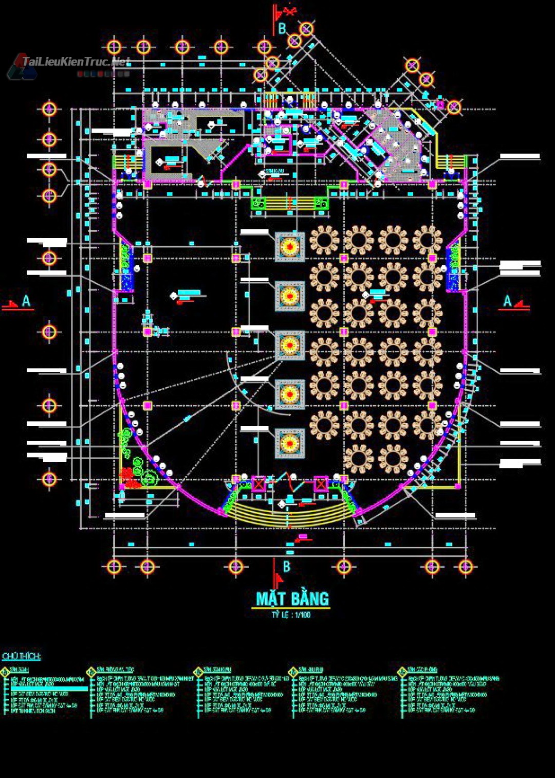 19. Hồ sơ thiết kế quán cafe phần kiến trúc