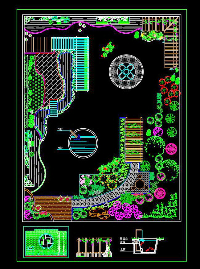 22. Thư viện cad cảnh quan sân vườn miễn phí