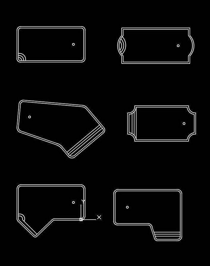 28. Bản vẽ cad mặt bằng các dạng bể bơi nhỏ